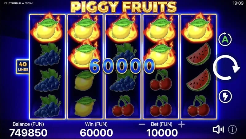 Piggy Fruits – μεγάλη πληρωμή από το Piggy Feature με τυχαία Wild